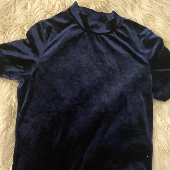 Zara Tops Zara Velvet Turtle Neck Poshmark